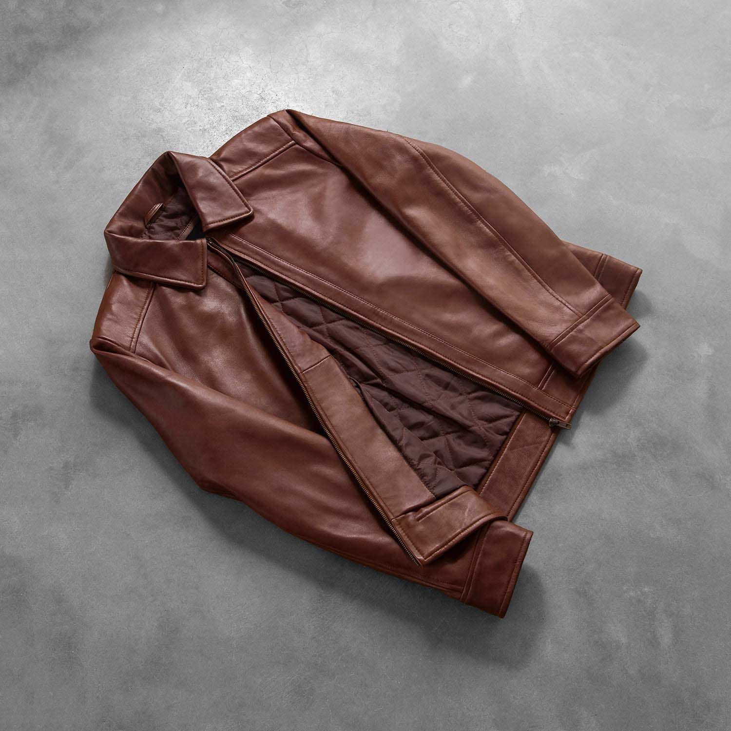 Inferno Brown Leather Jacket 7