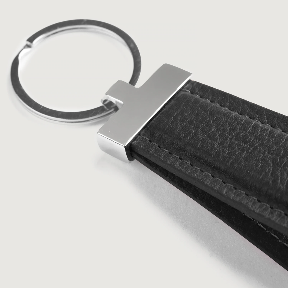 Orion Black Leather Keychain 5