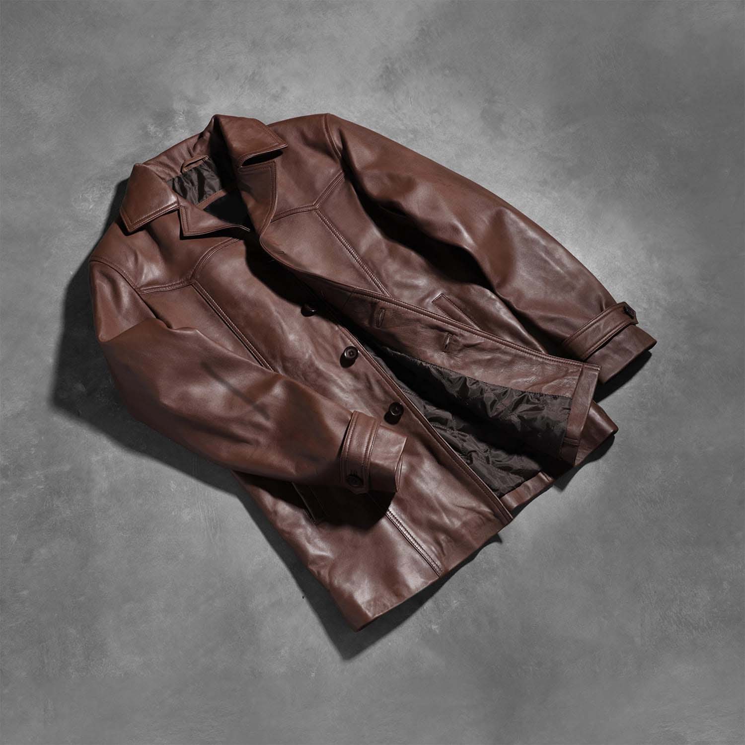 Vincent Alley Brown Leather Jacket 7