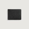 Arden Black Leather Bi-Fold Wallet