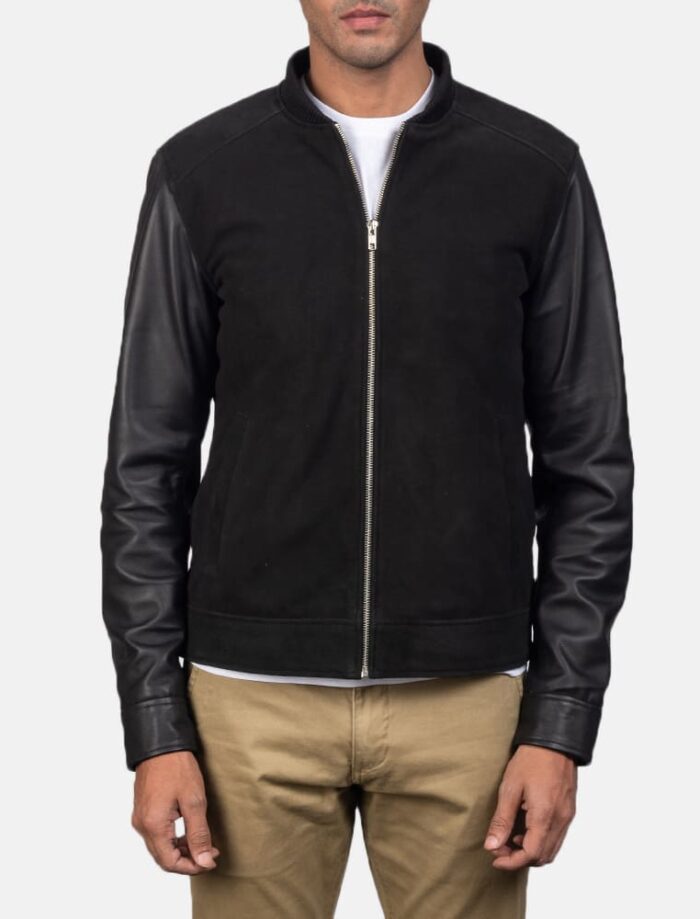 Blain Elite Black Hybrid Bomber Jacket