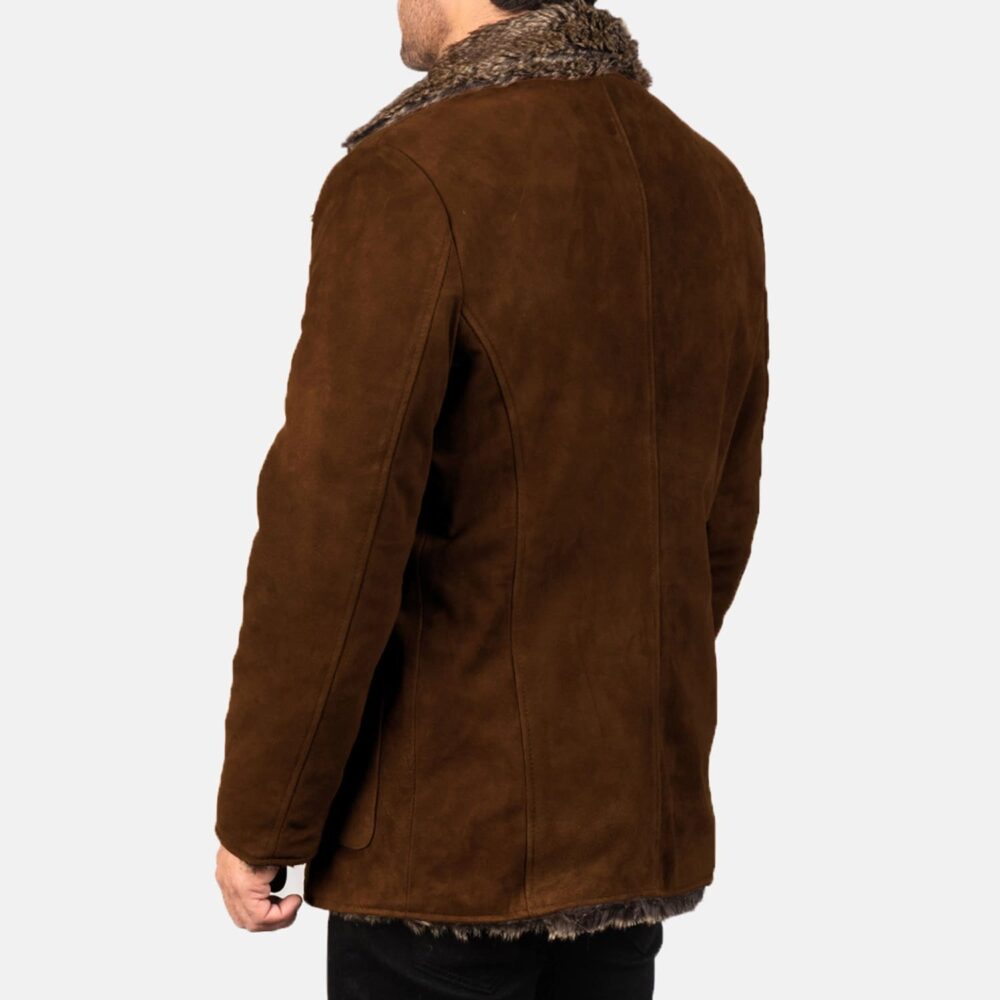 Broadmoor Men's Brown Leather Bomber Jacket