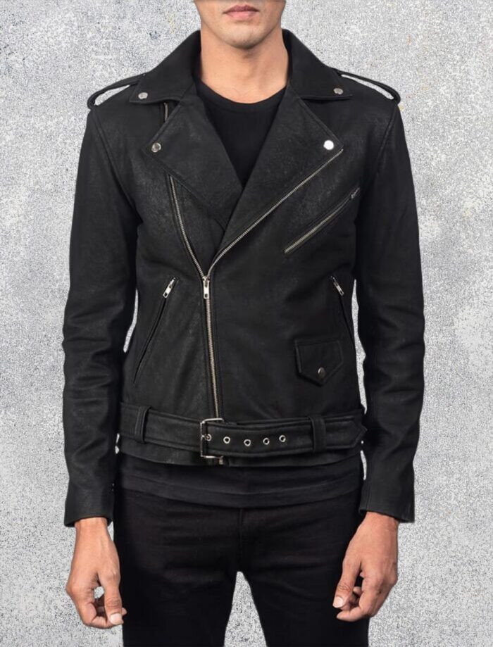 Ryder-Distressed-Black-Mens-Leather-Biker-Jacket