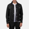 Sterling Black Suede Trucker Jacket