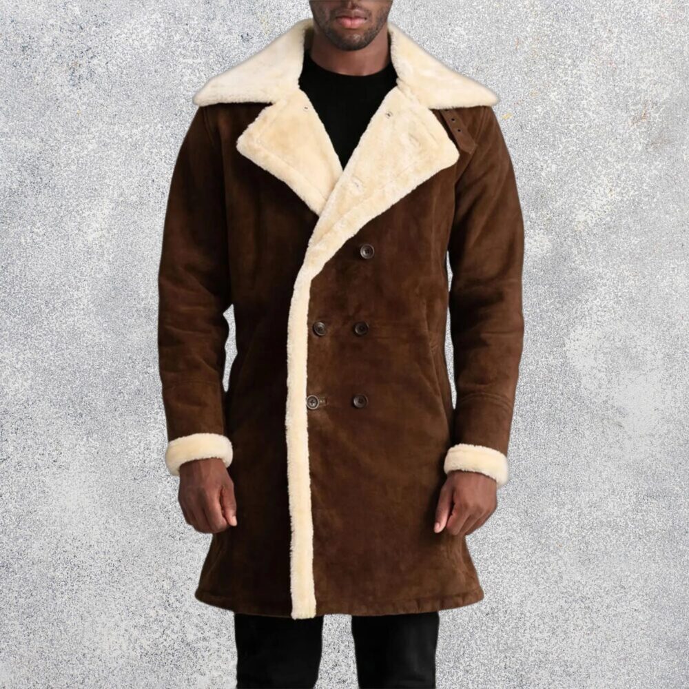 Victor-Men’s-Brown-Suede-Shearling-Double-Breasted-Coat