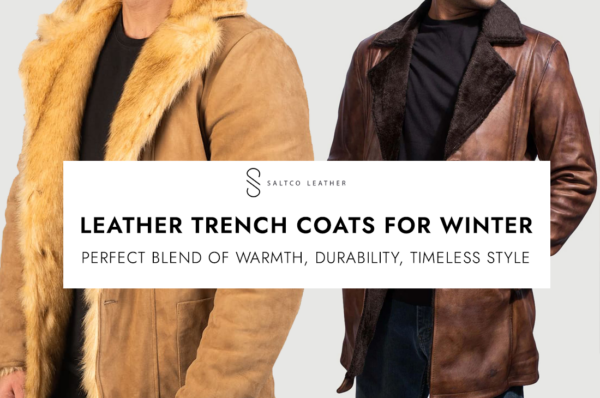 best leather trench coats for winter 2025