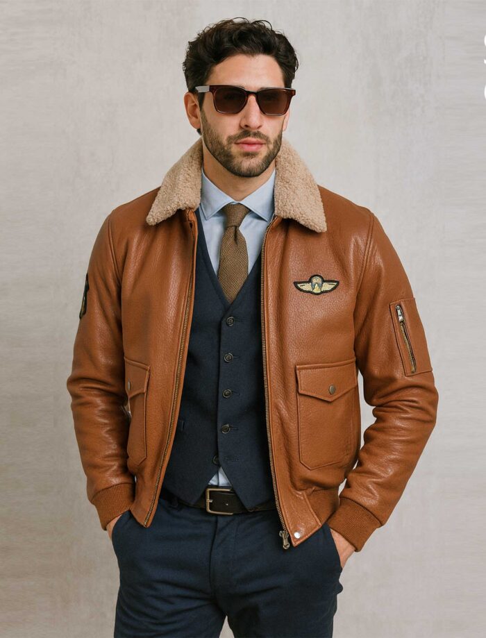 Bomber Leather Jacket