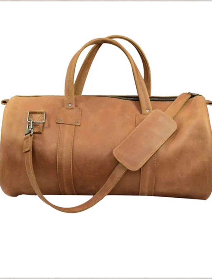 leather duffle bag