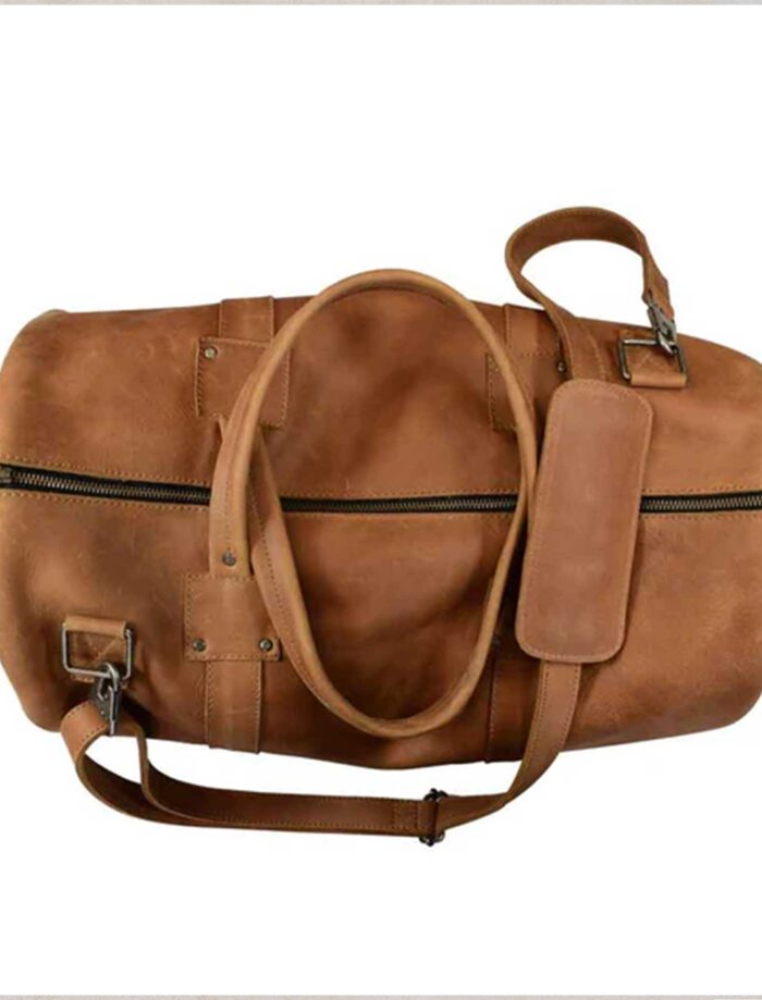 leather travel bag