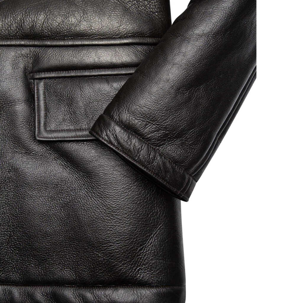 Genuine leather coat