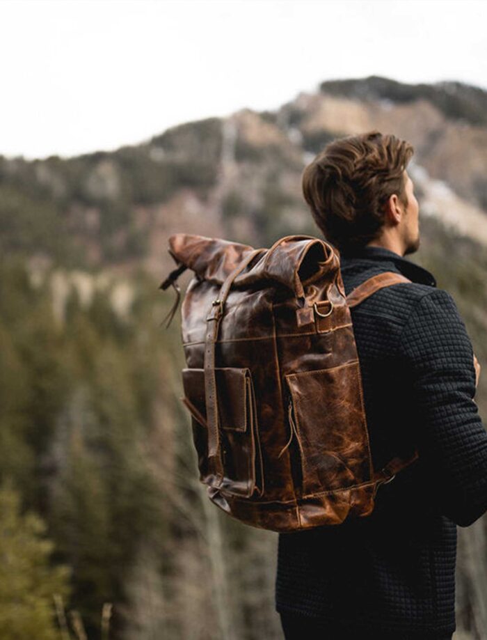 Talaris Wayfarer Leather Backpack