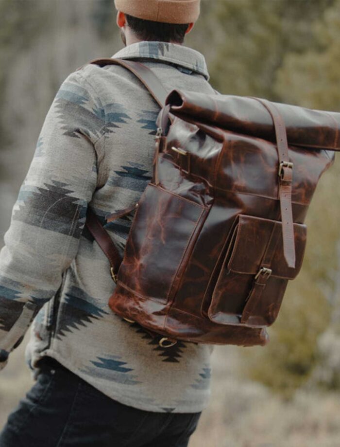 Talaris Wayfarer Leather Backpack