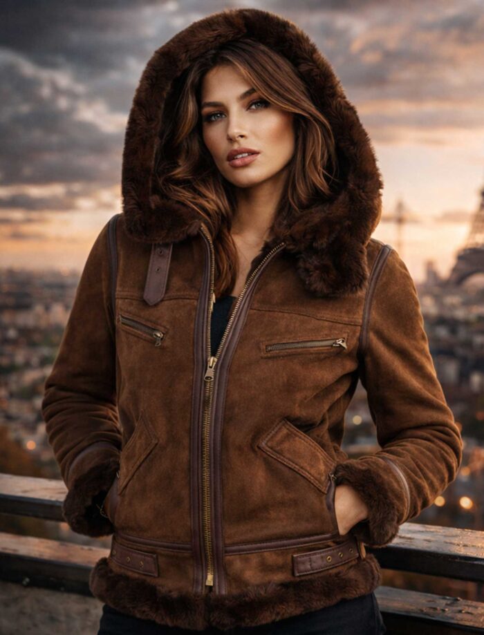 Women’s Shearling Flight Jacket