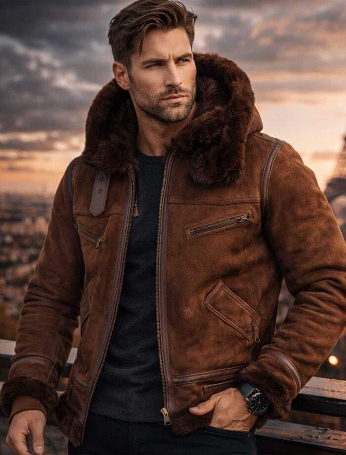 Men’s Shearling Flight Jacket