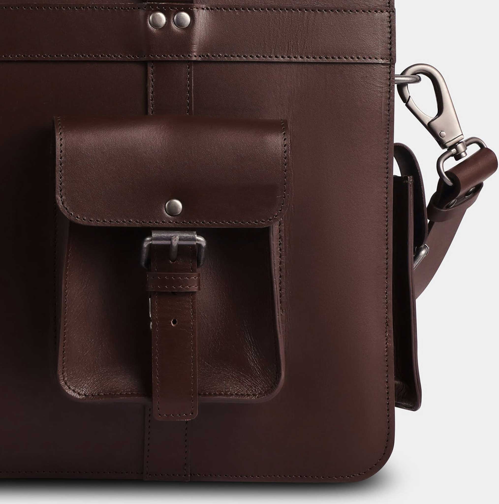 Navigator Buffalo Leather Briefcase for Men