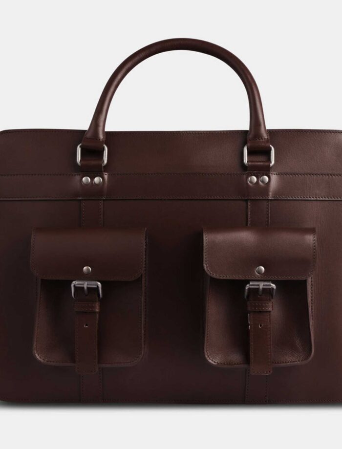 Navigator Buffalo Leather Briefcase for Men